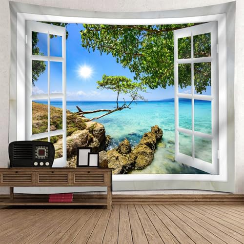 Tenture murale paysage de mer pour évasion salon et chambre