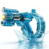 Electric Water Gun for Kids Adults, Automatic Squirt Gun Blaster with 32ft Long Range, LED Light-Up...