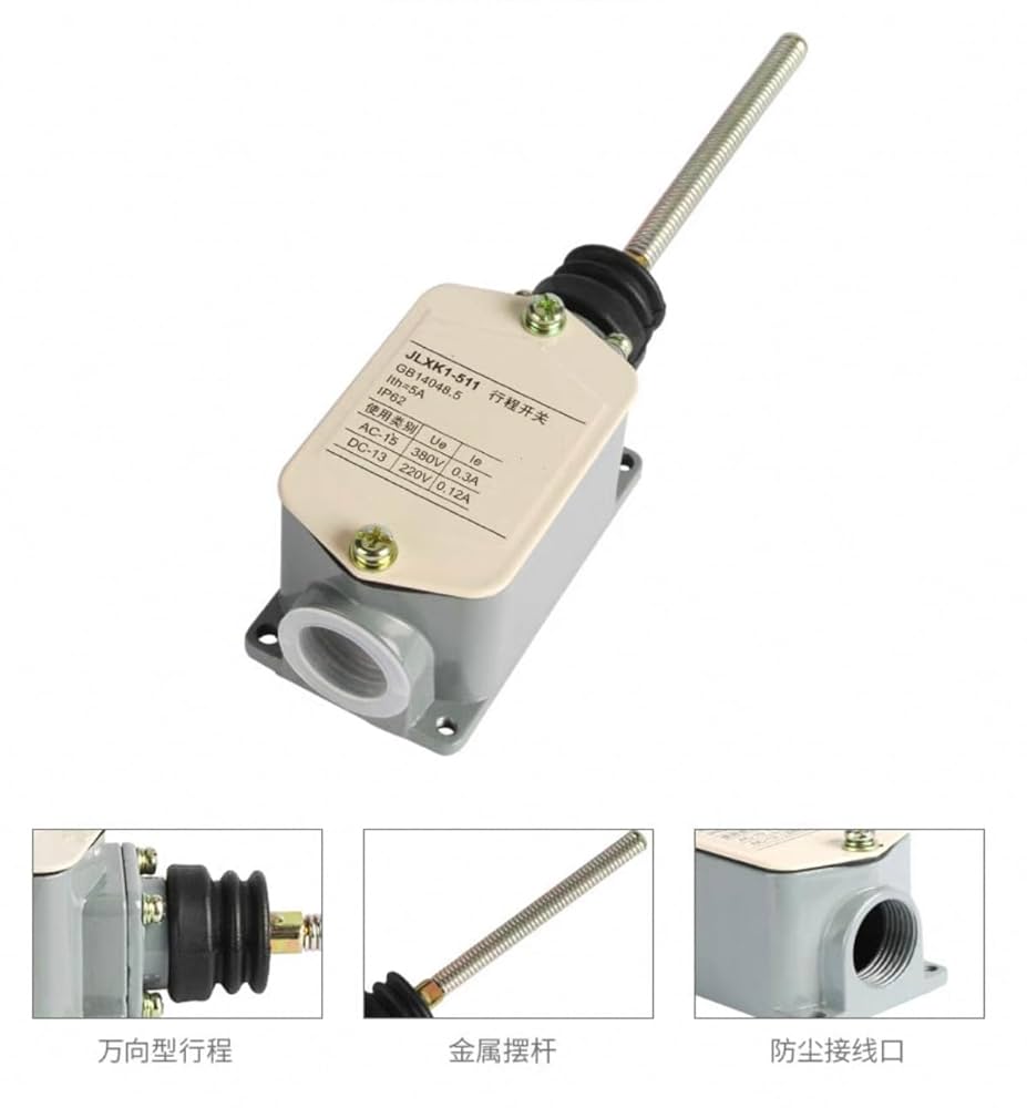 1PCS JLXK1-511 Limit Switch 5A 220V Limit Switch YBLX