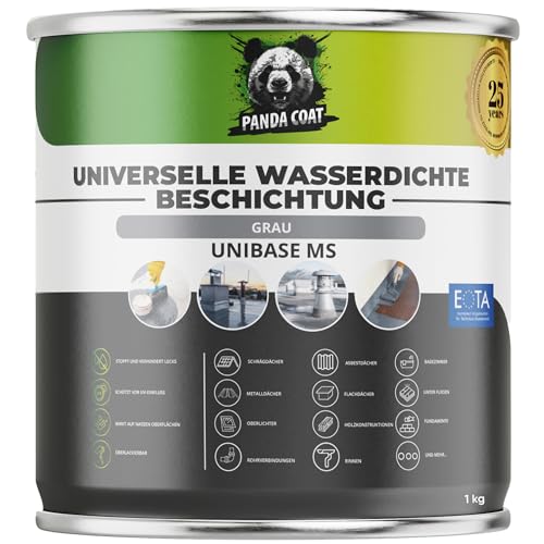 PandaCoat Wasserdichte Dichtmasse – Flüssigkunststoff Abdichtung – Bitumen Dichtmasse – Dachrinne abdichten – Flachdachabdichtung – Beton, Metall & Holz Dichtschlämme – Dachabdichtung flüssig (1 kg) PandaCoat Wasserdichte Dichtmasse – Flüssigkunststoff Abdichtung – Bitumen Dichtmasse – Dachrinne abdichten – Flachdachabdichtung – Beton, Metall & Holz Dichtschlämme – Dachabdichtung flüssig (1 kg)