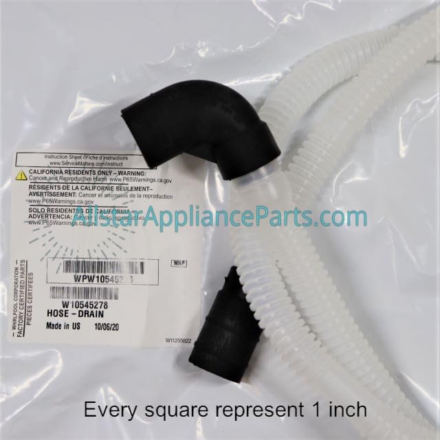 GE Dishwasher Drain Hose. Part #WG04F07034 NLA Part - Major Appliance Parts