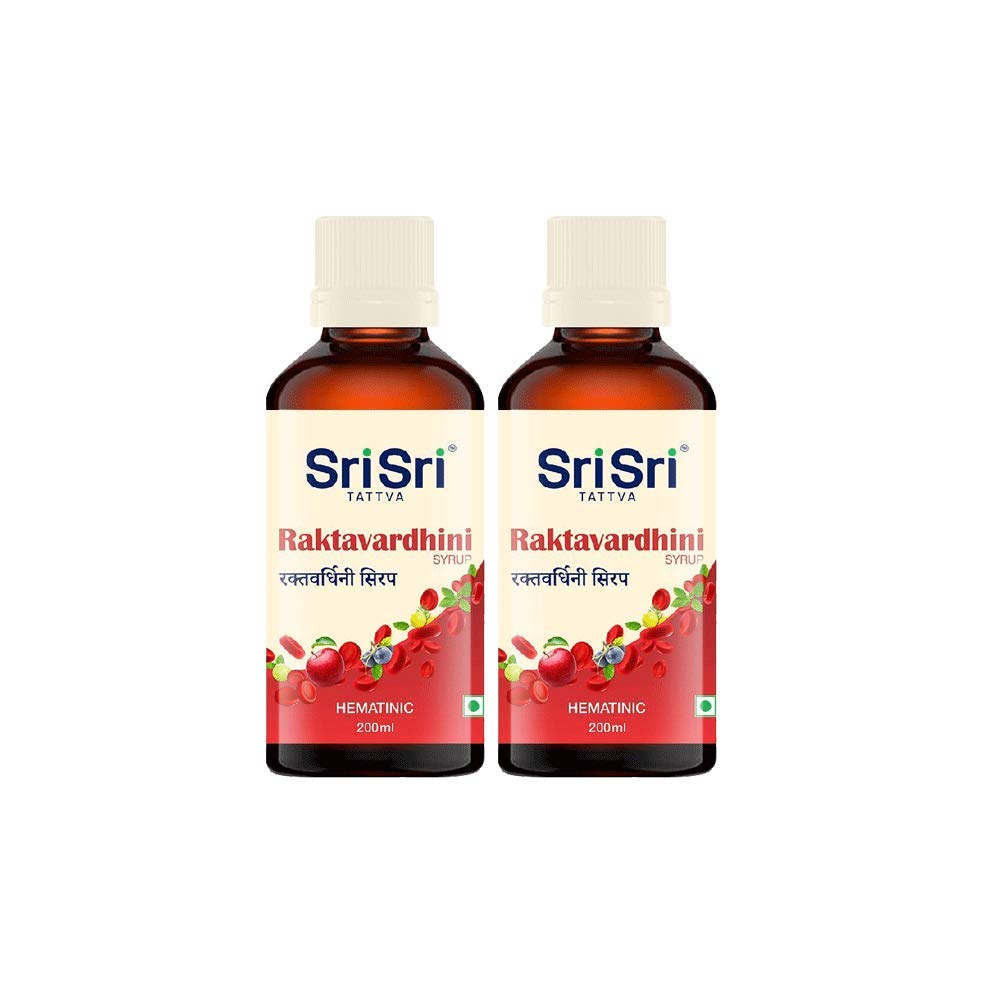 Sri Sri Tattva Raktavardhini Syrup, 200ml (Pack 2)
