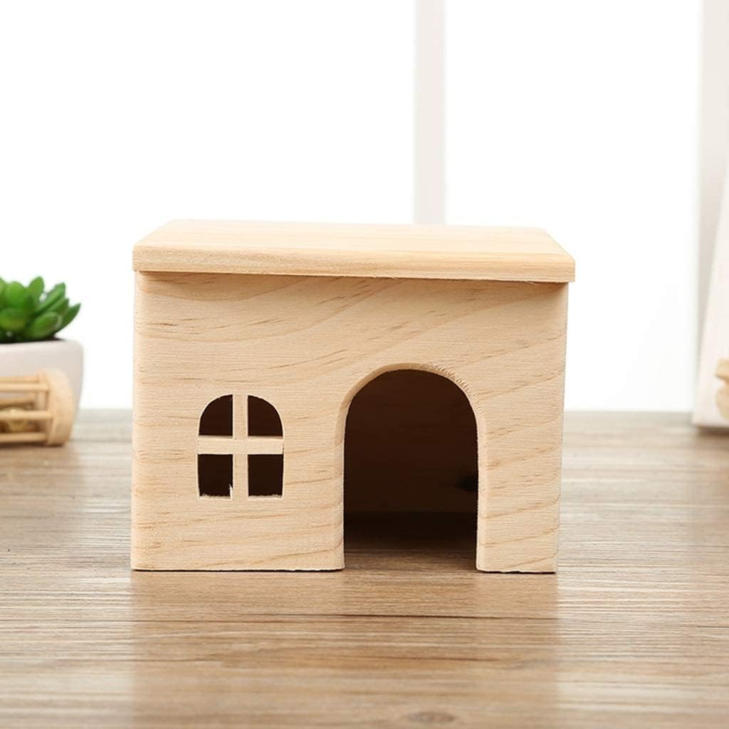 Animals Reptile House Wooden Maze Tunnel Toy for Small Pet Supplies Hamster Cave Gift