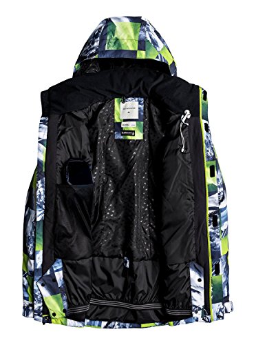 Quiksilver Mission Printed Jk, Giacca da Snowboard...