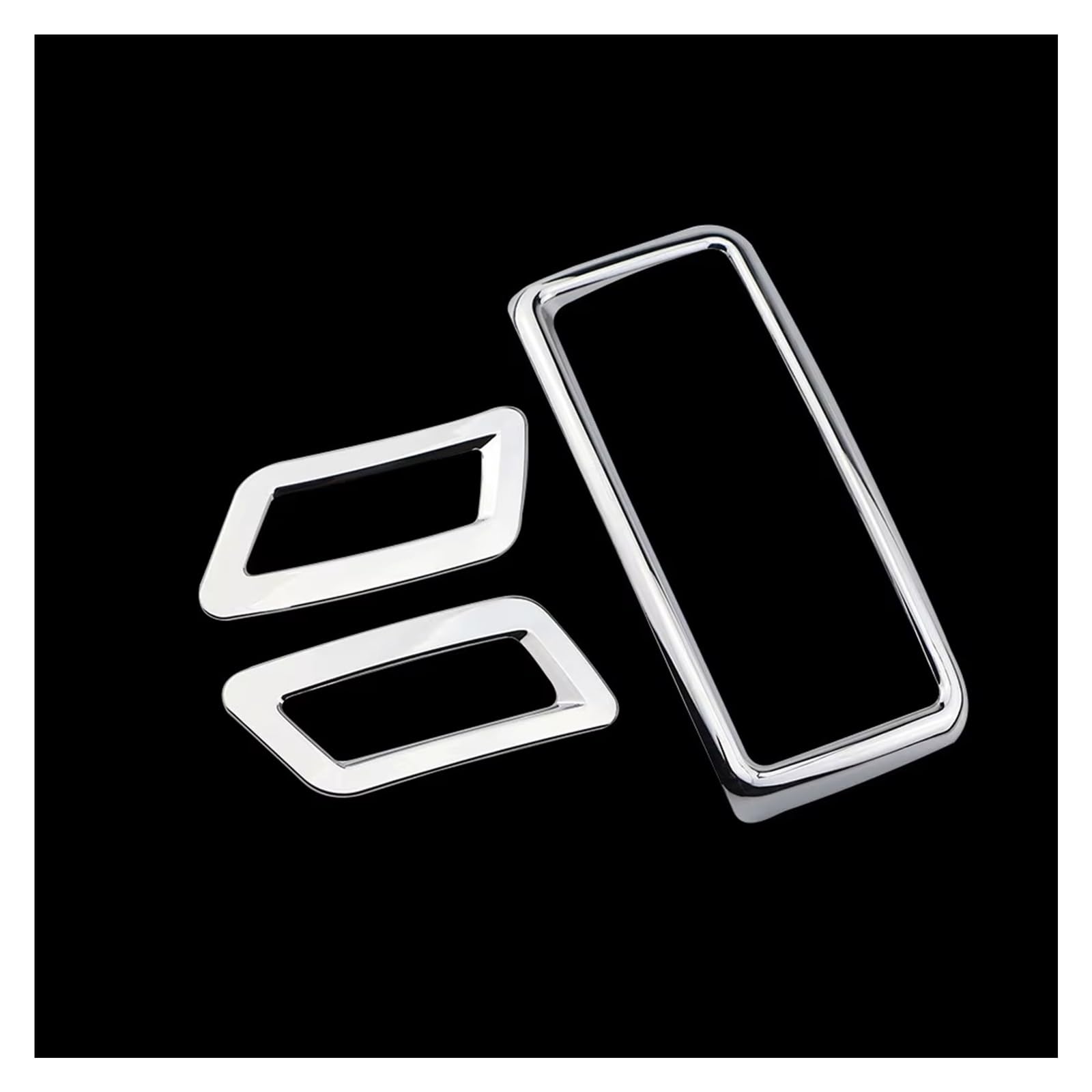 for Nissan for X-Trail for Xtrail T32 2013-2018 Chrome Interior Car Air Vent Protection Trim Condition Outlet Stickers 3PCS Car Trim Interior
