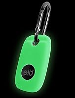 Vista 1 de Geiomoo Funda de silicona compatible con Tile Pro 2022, funda protectora con mosquetón (verde luminoso)