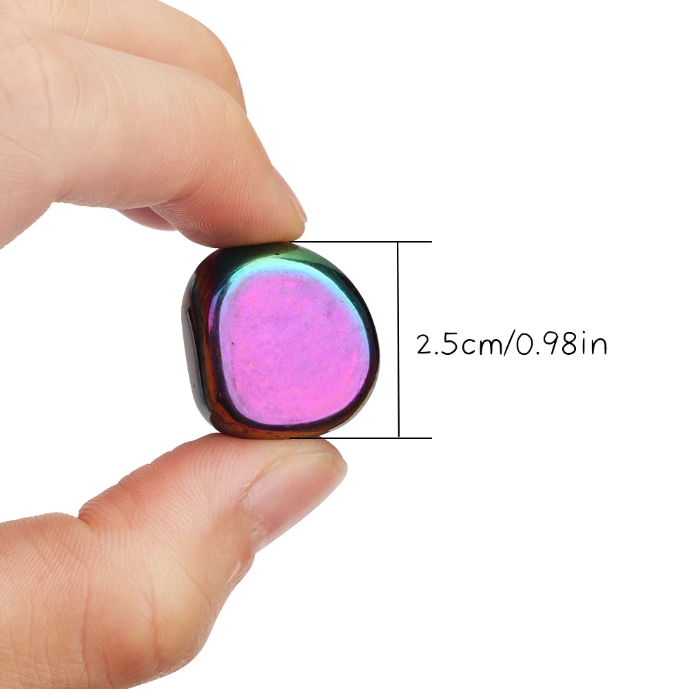 Fidget Toy Kühlschrankmagnete - Glascabochons Glasmagnete mit Mandala Muster 3D Magnete Stressabbau