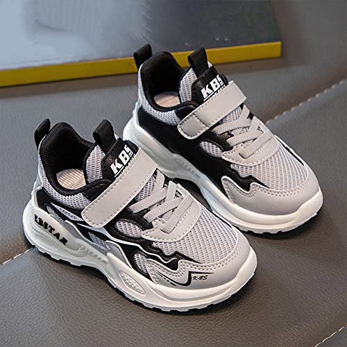 Betadog Girls Glitter Sneakers Lightweight Kids Tennis Shoes Kids Athletic Shoes Youth Girls Slip-On Athletic Sneakers (Grey-4, 13)2