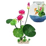 SKUDA Fischpflanzen, realistisch, dekorative Wasserpflanzen, Landschaftsdekoration für Zuhause, Aquarium, Aquarium-Dekoration