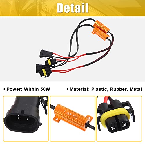 Decodificador LED Canbus 2pcs H11/H9/H8 Auto X AUTOHAUX miniatura 6