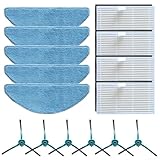 Fonction de nettoyage sans taches : les chiffons inclus qui, après le balayage, vos sols obtiennent un nettoyage complet pour une finition étincelante.