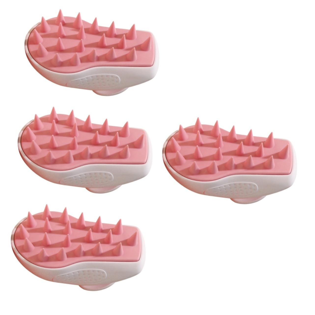 CALLARON 4stücke Kopfmassagebürste Für Effektives Haarwaschen Und Kopfhautmassage Tragbare Shampoo-bürste Ergonomisches Design Für Täglichen Gebrauch Fördert Die Blutzirkulation Und