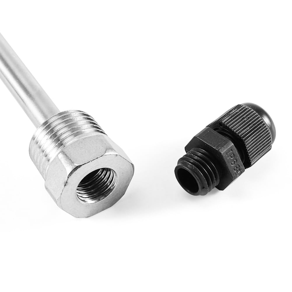 2x 304 Edelstahl Tauchhülsen Mit G3/4 Gewinde - Perfekt Für Temperatursensoren In Wassertanks & Solaranlagen