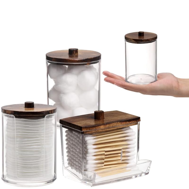 La mejor selección de Almacenamiento de materiales los 5 más buscados. 45 ZGOGOZ Organizador del de Baño Set,Dispensador de Algodón,Tanque de Almacenamiento con Tapa,Organizador de Almohadillas de Maquillaje,Artesanía,Material de...