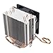 Chłodnica Procesora, 120mm Chłodzenie Wentylatora Procesora PC 4 Rurki Cieplne 90mm 3pin Bezgłośne, dla Inter LGA 775, Core2DUO, Celeronp, Pentium4, AMD, Sempron, Athlon,(Pojedynczy wentylator)