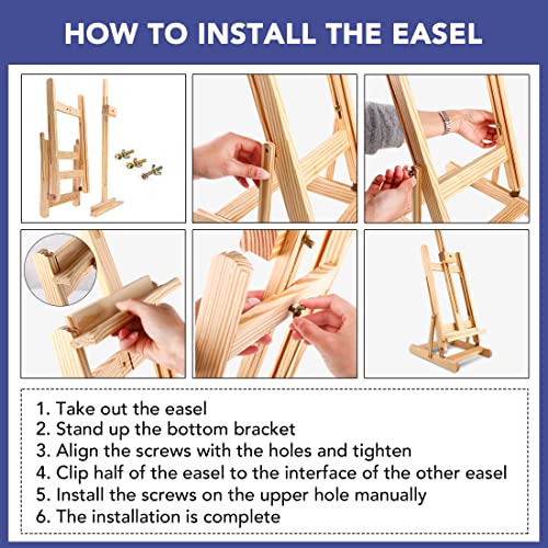 60PCS-Acrylic-Paint-Set-with-Brushes-Canvases-Palette-for-Adults-Hobbyists-Beginners