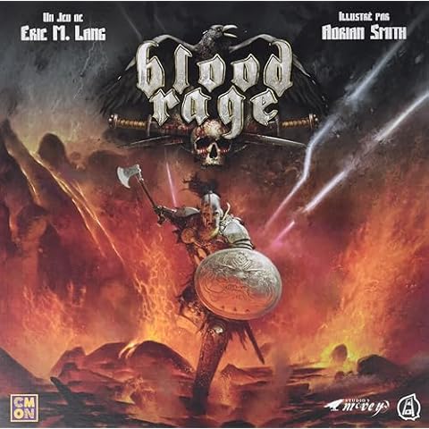 Blood Rage Asmodee Board Game with Figurines Cover