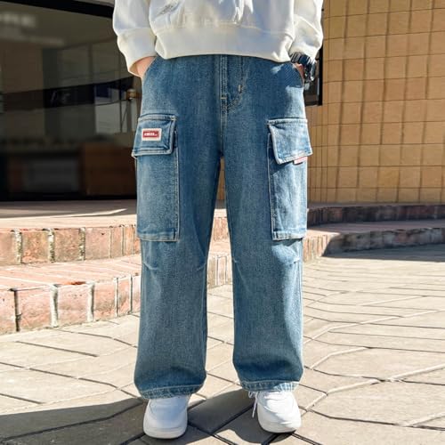 Vaqueros niño con diseño de pantalones cargo holgados 5