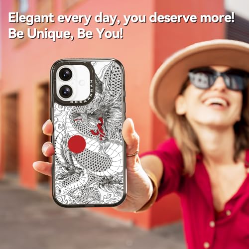 Coque iPhone 16 MagSafe antichoc esthétique motif dragon - 6