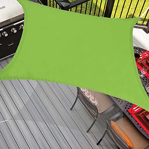 Voile d'ombrage rectangulaire imperméable pour bloquer les UV sur la terrasse