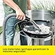 Kärcher Asche- und Trockensauger AD 2, Nennleistungsaufnahme: 600 W, Metallbehälter: 14 l, Saugschlauch: 1,2 m, integrierte Filterabreinigung, Flachfaltenfilter, Metall-Grobschmutzfilter