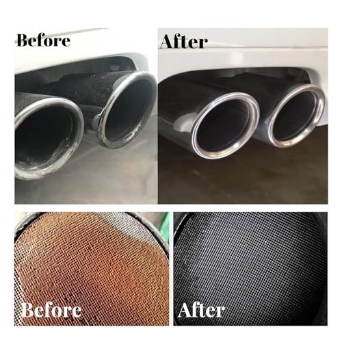 2PCS Catalytic Converter Cleaner, Catalytic Converter Cleaner, Exhaust System Pipe Carbon Removal Cleaner Treatment Additive Oil, Fuel System Treatment Oil Additive for Gas and Diesel Car - Thumbnail 3