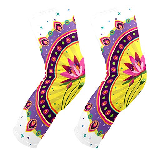 Genouillères rembourrées fleur de lotus idéales pour le yoga et jardin