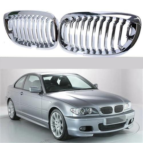 Calandre centrale de capot avant E46 chrome pour corriger une grille cassée - 3