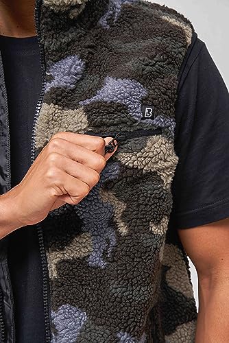 Chaqueta chaleco de forro polar para hombre Brandit ropa de abrigo 4
