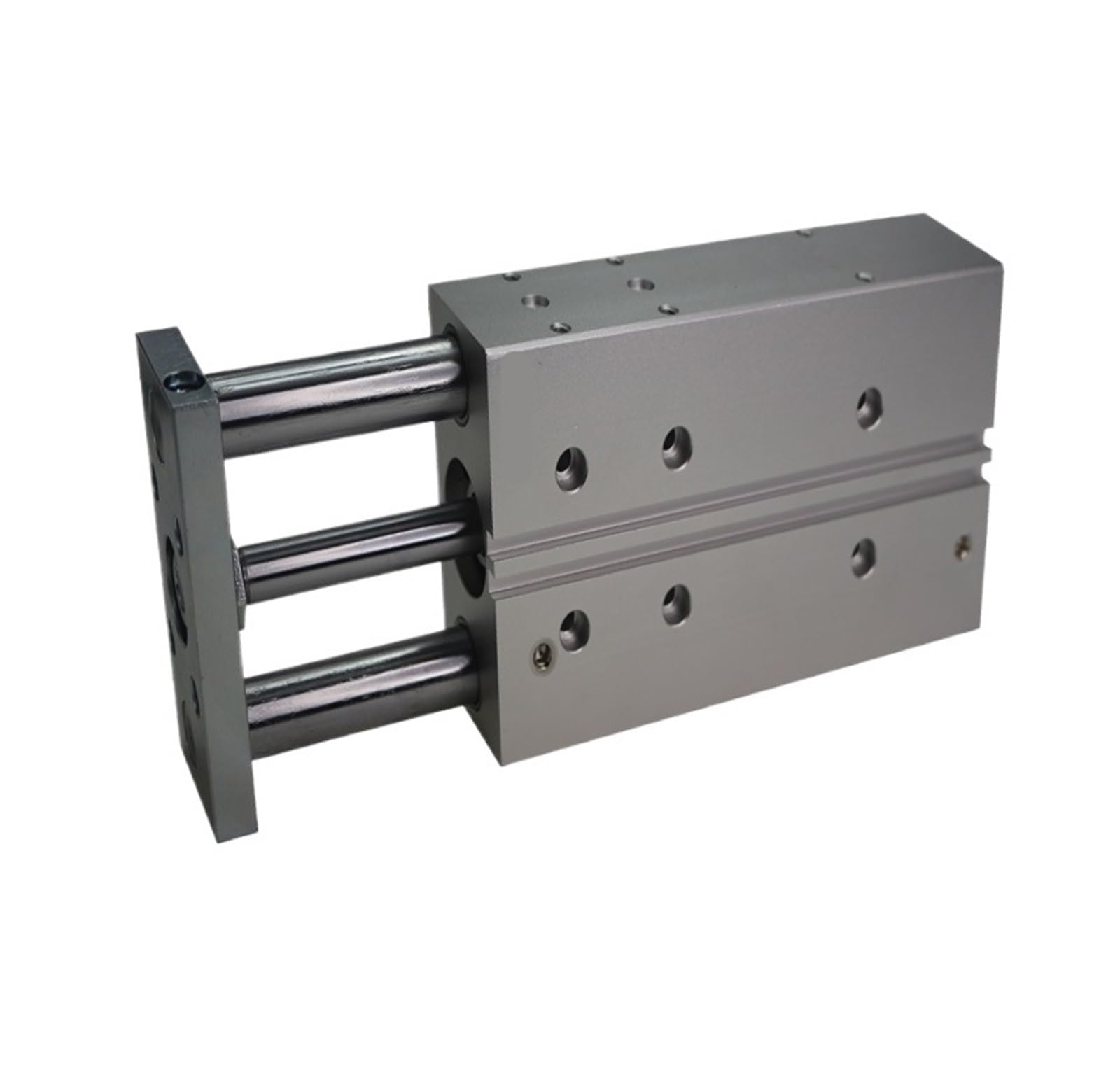 Vérin guidé compact DFM actionneur pneumatique double effet course 80mm