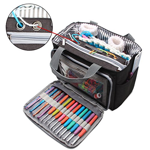 luxja crochet tote bag