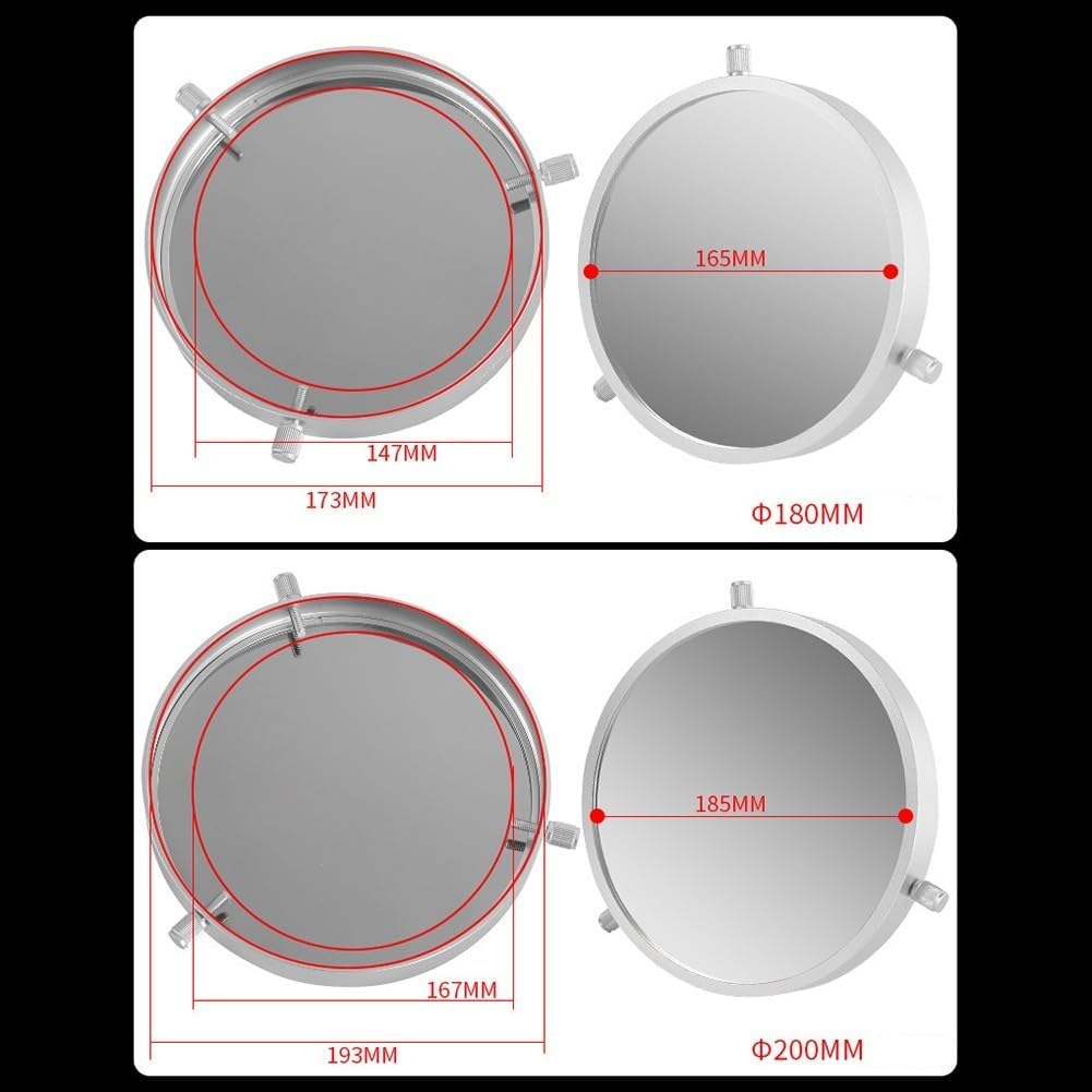Membrane filtrante à Film Solaire adaptée à Divers équipements télescopiques, diamètre 80 à 250mm, Options disponibles/247(200mm)