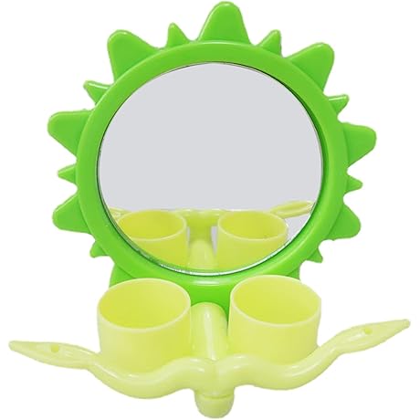 African Grey Food Delight: Bird Swing with Feeding Dish Cups