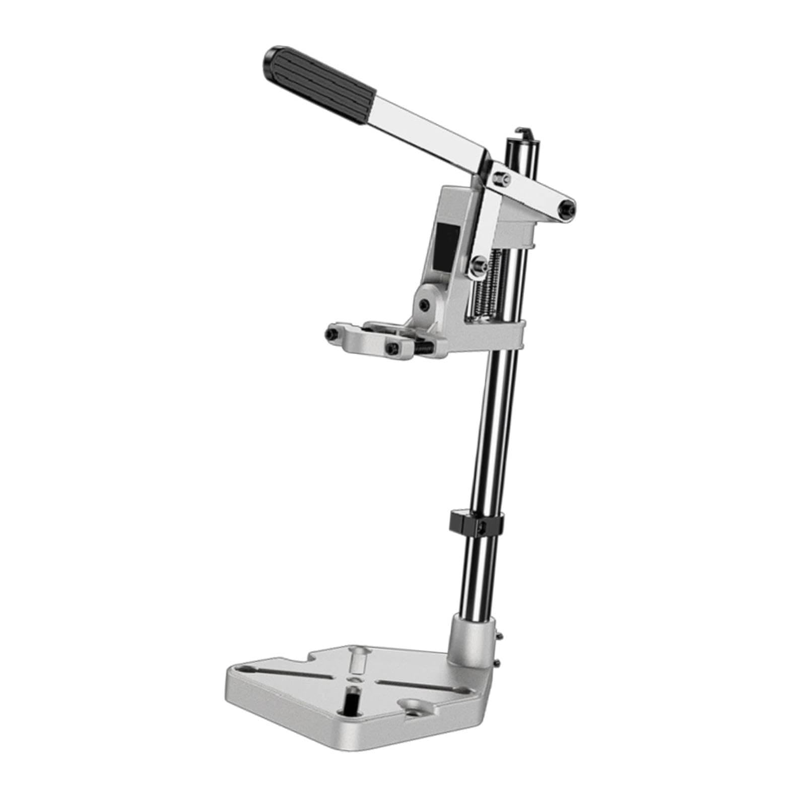 Baoblaze Supporto per trapano a colonna, postazione di lavoro portatile universale regolabile con base in alluminio, intervallo di serraggio 25-60 mm, trapano