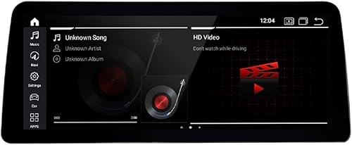 1920 * 720P Display Screen Android 11 Car Multimedia Player Compatible with BMW X5 X6 F15 2014-2016 NBT WiFi GPS Navi Radio Carplay DSP Audio (Color disponible en Yaxa Colombia