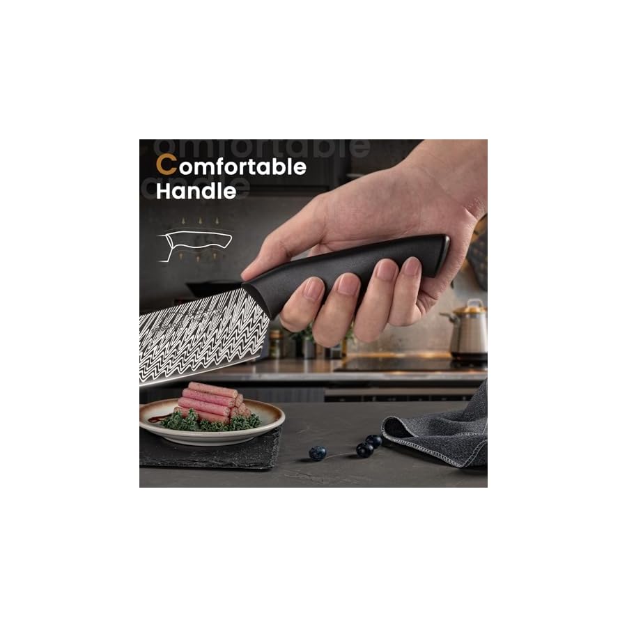 Knife-Set-15-Pieces-Kitchen-Knife-Set-with-Built-in-Knife-Sharpener-Block Knife Set, 15 Pieces Kitchen Knife Set with Built in Knife Sharpener Block