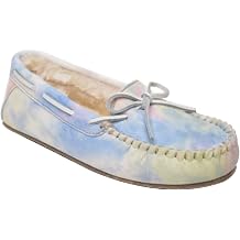 Minnetonka Tie-Dye Carrie Moccasins Slippers for Women