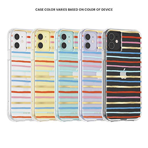 Rifle Paper Co. - Case For Iphone 11 - Gold Foil Accents - 6.1 Inch - Happy Stripes #TOP2