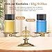 Mica Powder 12 Colors Pearlescent Pigment - for Resin Epoxy, Soap Making, Nail Polish, Lip Gloss, Eye Shadow, Bath Bomb, Slime & Candle - 10g Each Bottle (Basic Color Series)