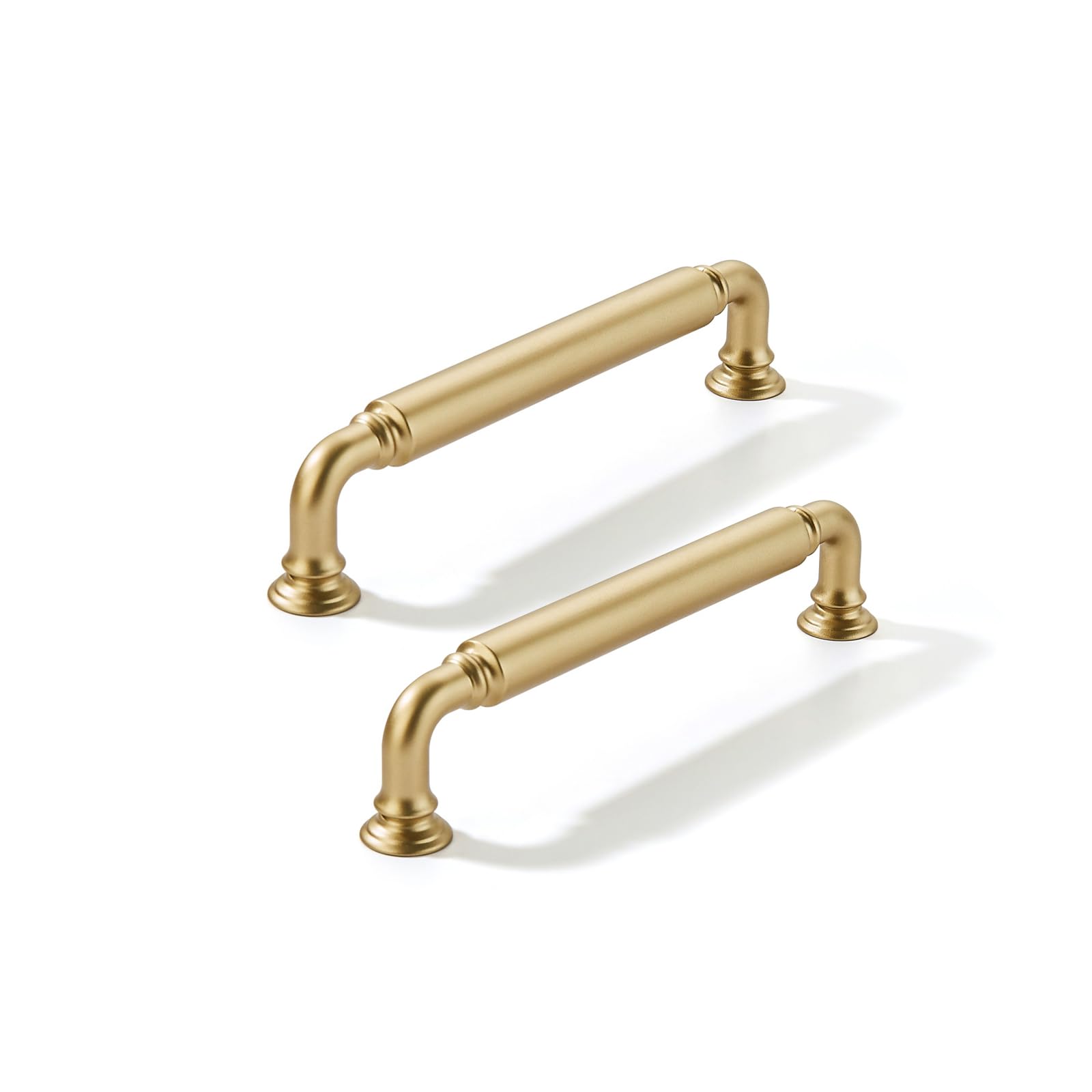 2 Pack 6 Inch Hole Center Champagne Bronze Cabinet pulls Champagne Brass Heavy-Duty Solid Cabinet Handle Hardware Suitable for cabinets Dressers Kitchens and Bathroom cabinets. — Amazon image 15