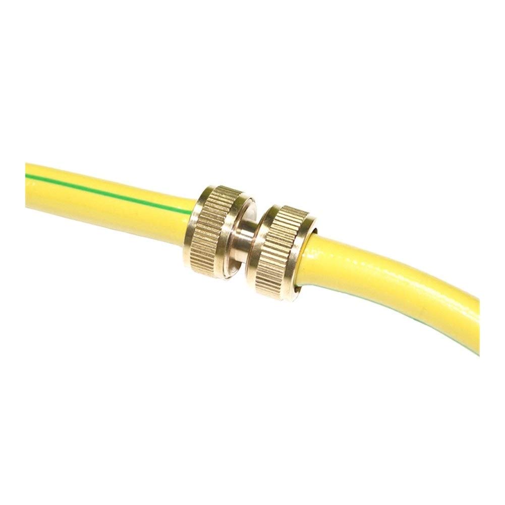 Ottone 1/2 '' Connettore del tubo flessibile Agricoltura Garden irrigazione Car Wash prolunga strumento Water Garden Hose Giunti 10 pezzi
