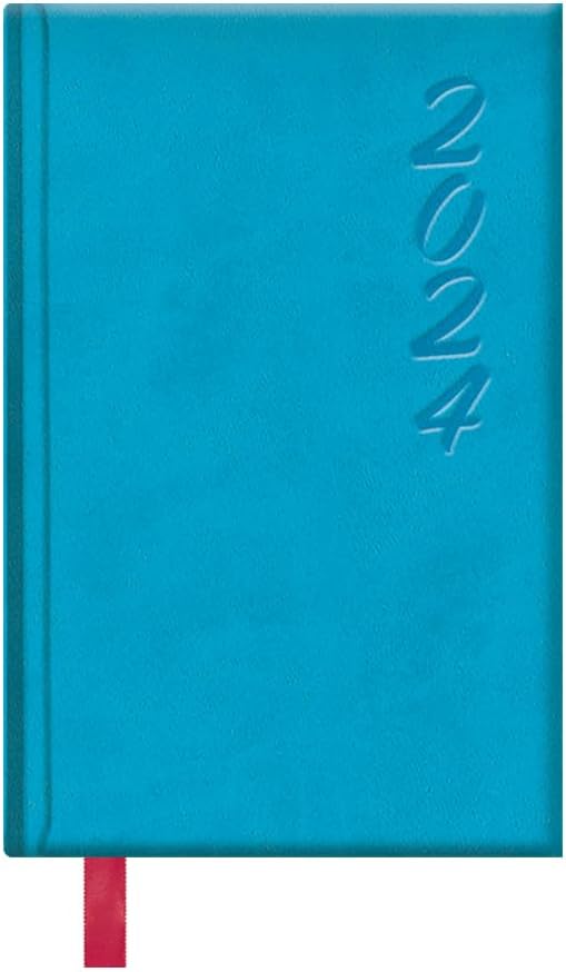 dohe – Pocket Agenda 2018, Weekly View with Weekly View Design, 8.5 x 13 cm 8.5 x 13 cm Blue Turquoise