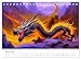 Dragon - Terrifying and Impressive Mythical Creatures (Desk Calendar 2026 DIN A5 Landscape), CALVENDO Monthly Calendar: The Legendary Mythical Creature