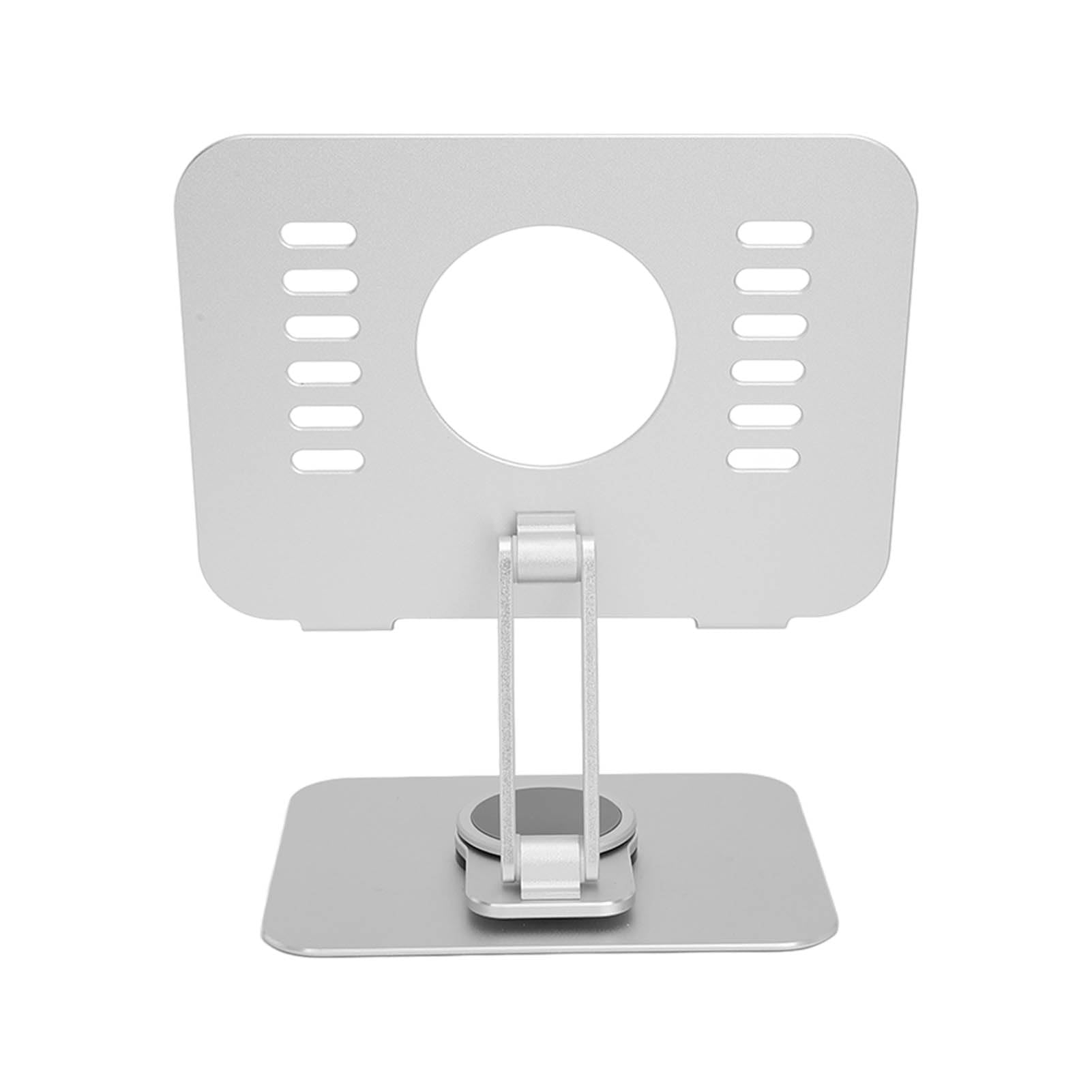 Supporto per tablet Altezza regolabile Fori di respirazione in silicone antiscivolo Supporto per telefono in lega di alluminio per scrivania da ufficio compatibile con dispositivi