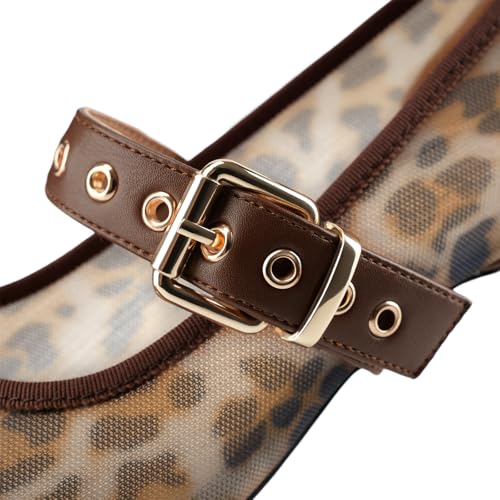 Image of Women's Mesh Closed Pointed Toe Heels Rhinestone Ankle Strap Buckle Kitten Heeled Mary Jane Pumps Dressy Prom Wedding Sandals Shoes 2 inch
