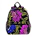 Schultasche für Kinder Lila Blume Kinderrucksack Babytasche minirucksack für 3-8 Jährige Jungen und Mädchen im Kindergarten 25.4x10x30 cm