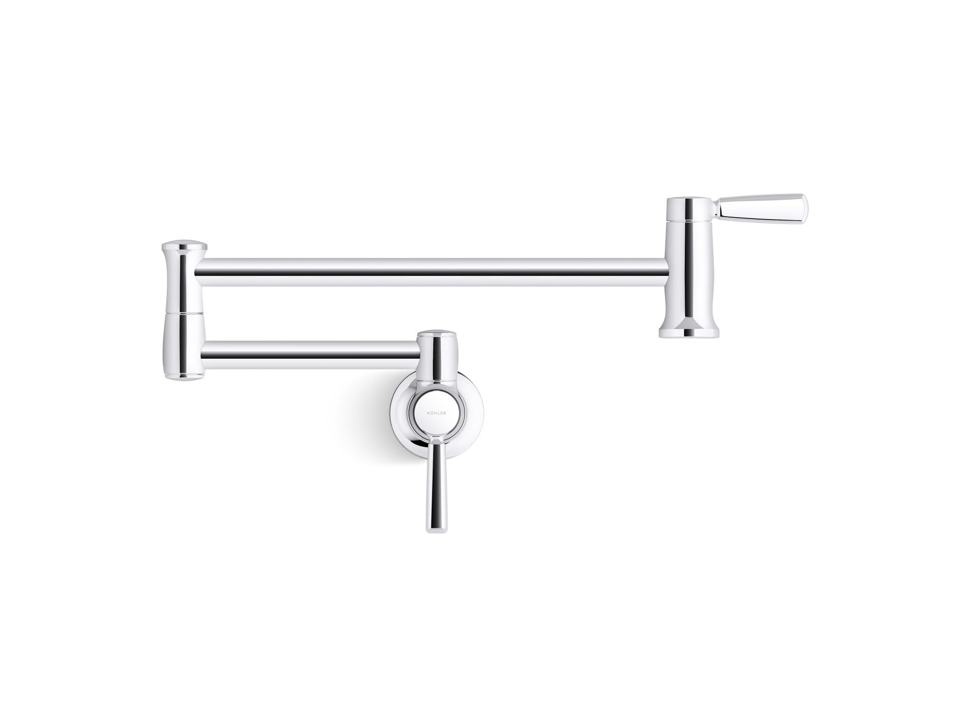 KOHLER 35744-CP Traditional Style Wall-Mount Pot Filler Kitchen