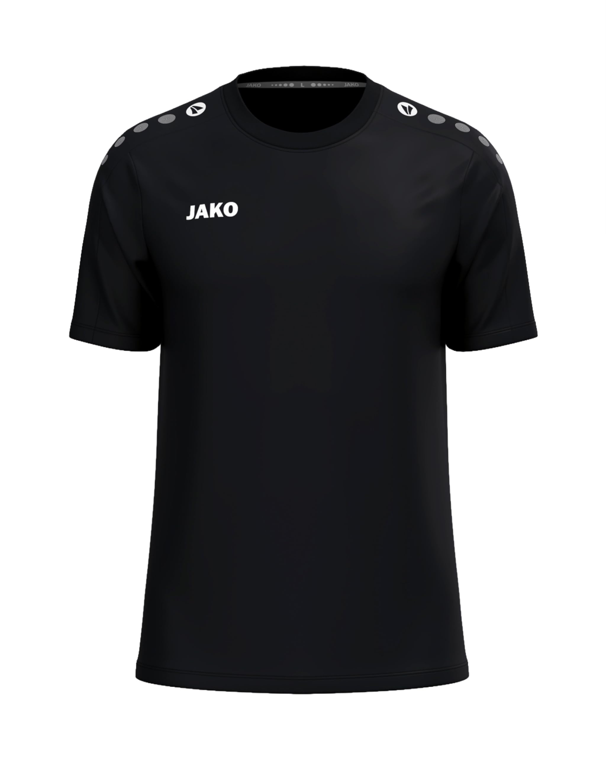 JAKO Kinder T-Shirt One Cotton, schwarz, 164