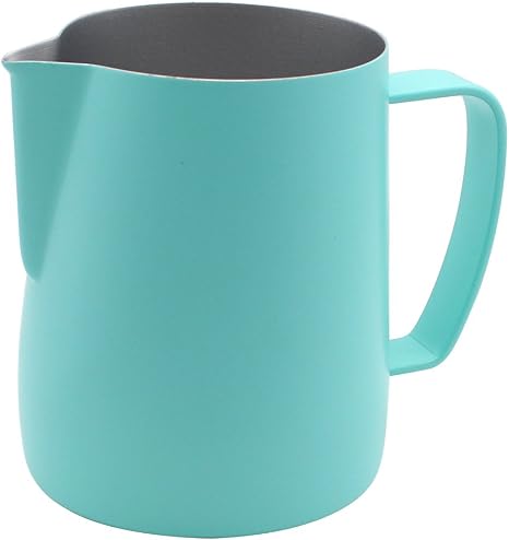 Amazon.com: Dianoo - Jarra de acero inoxidable con espuma, apta para café,  café y leche espumosa, Azul : Hogar y Cocina