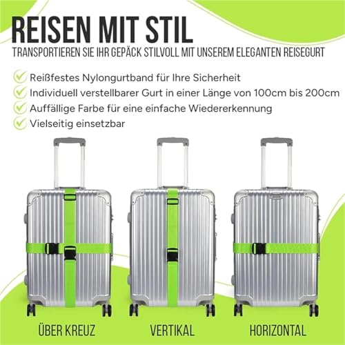 Sangles de bagages ajustables et résistantes pour la protection de vos valises - 3